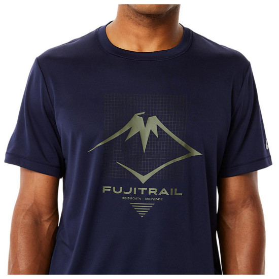 Asics Ανδρική κοντομάνικη μπλούζα Fujitrail Logo SS Top